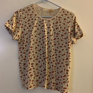 Vintage floral t shirt
